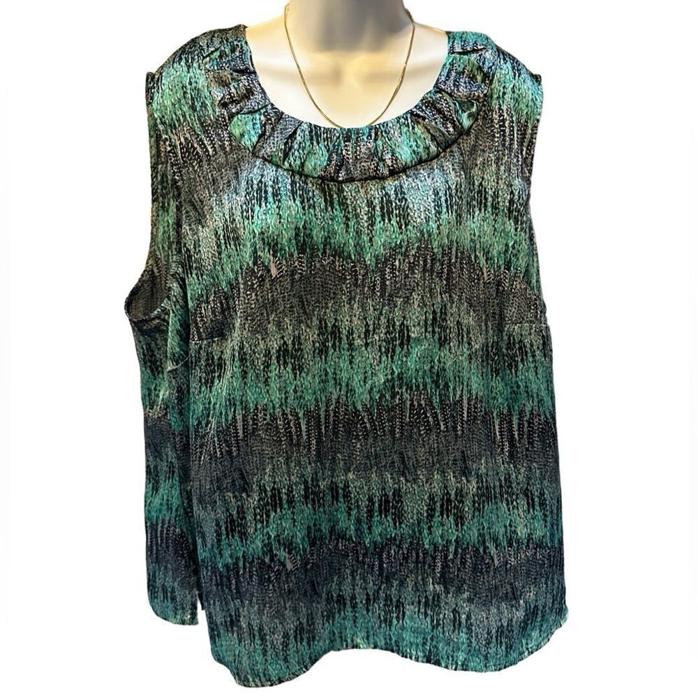 Kasper Round Neck Sleeveless Top Women’s size 3X